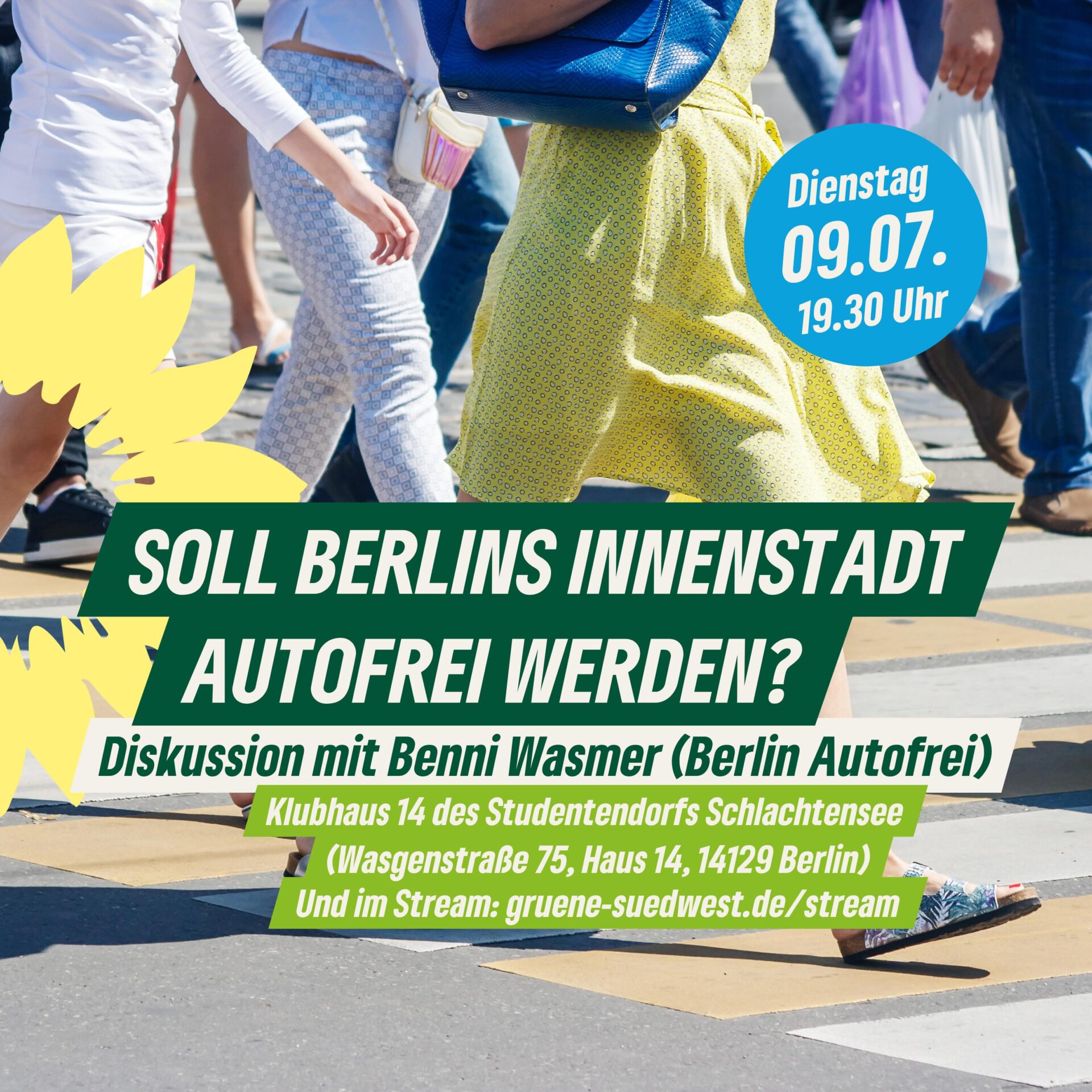 Veranstaltung mit Berlin autofrei am 9. Juli