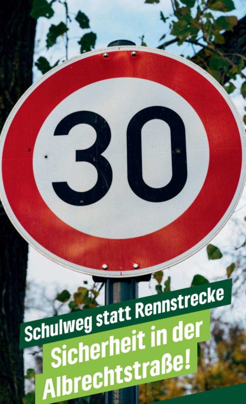 Featured image for “Albrechtstraße Steglitz: Tempo 30 muss bleiben”
